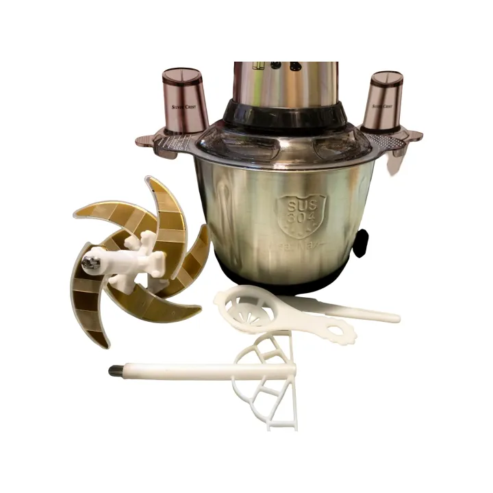Silver%20Crest%203L%20Stainless%20Steel%20Electric%20Meat%20Chopper%20with%20Powerful%201500W%20Copper%20Motor%20and%206%20Cutting%20Blades%20-%20New%20-%20Image%209