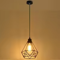 Diamond Shape Hanging Light 
