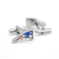 Aurvora 【Quality Pure Copper】Personality Fun Men's Sports Jewelry New England Patriots Olive Team Cufflinks. 