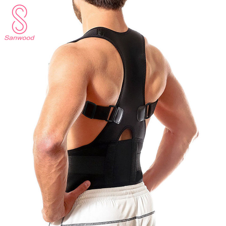 Men Women Posture Corrector Back Support Flexible Correct Waist Belt Vest Brace