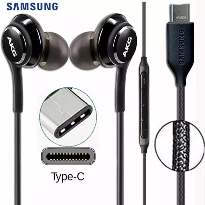 Original AKG Type C Handfree - Original AKG Type C Handfree For All Smartphones - 100 % Original AKG Pure Imported Handsfree - 100 % Genuine AKG Handsfree - High Quality Deep Bass / Sound Handsfree - Earphone - Headphone - Gaming Handfree