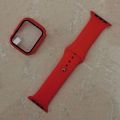 Case+Strap For iWatch and others 42mm 44 mm watches Silicone Sport smartwatch bracelet. 