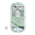 Compro™ 3 Modes Wireless Transparent 2.4G Mouse. 