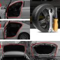 3 B Shape Rubber Car Door Sound Insulation Seal Strip Sticker For Ford Mondeo Mk4 Focus 2 3 Mk2 Mk3 Fiesta Mk7 Ranger Fusion Kuga. 