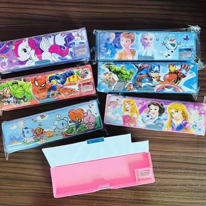 Pencil%20shine%20magnetic%20double%20layer%20geometry%20Box%20for%20girls%20and%20boys/%20Geometry%20Box%20/%20Stationary%20Box%20Pencil%20Case,%20Pencil%20Box,%20Storage%20Box%20for%20School%20Students%20mickey%20mouse,%20princes,%20Frozen%20Kids%20with%20Sharpener%20Economical%20Fine%20Quality%20-%20Image%207