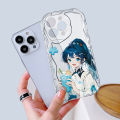 FELMYST for OPPO A18 A38 Back Cover for Girls Cream Texture Wavy Edge Soft Silicone Phone Case. 