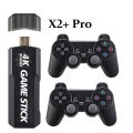 Game Stick X2 Pro 64GB 37,000 Plus Games 4K Game Stick 3D HD Retro Video Game Console 2 Wireless Controller 30 plus Emulator For PS1/N64/DC MORE. 