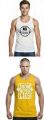 Pack of 2 random colour  – Men’s Fitnes Gym Sandos for Men Sleeve less for Men Top Fashion Wear Shirt. 