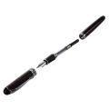 Jinhao X750 Deep Red Pen Medium Fine Nib Ink Fountain Pen Office Business & 8802 Woody Medium Nib Fountain Pen Red+Black. 