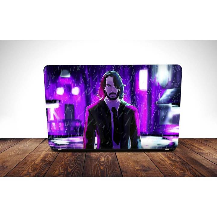 John Wick Laptop Skin Vinyl Sticker Decal, 12 13 13.3 14 15 15.4 15.6 inch Laptop Skin Sticker Cover Art Decal Protector Fits All Laptops
