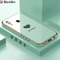 Jizetin (Free Lanyard) for Samsung A20 A30 Back Cover Back Cover Heart loved Luxury 6D Plating Case Side Pattern Soft Silicone Square Phone Cases. 