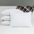 White Pillow Pack Of 4 (Four) PCs Filling Ball Fiber Polyester Size 17x27 Inch. 