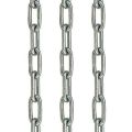 Multi Purpose Heavy Duty Chain, Zanjeer, With Hocks for Lock, Silver Finish. 