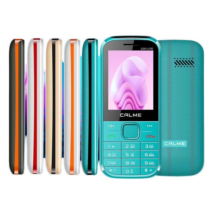 Calme C251 Lite - Without Camera - Dual Sim - PTA Approved - 2.4 Inch Display - 2000mAH Battery - PCBA MTK Processor - Torch Light - Auto call recording - Audio & Video Player - Memory card supported up to 32GB - 1 Year Brand warranty