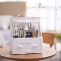 [Ready Stock] Cosmetic Makeup Organizer Display Table Storage Box with Drawers Lipsticks Holder Desktop Sundry Storage Case Cosmetic Drawer By MZ Traders. 
