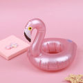 Mini Inflatable Flamingo Pool Float Toys Drink Float Cup Holder Party Toys. 
