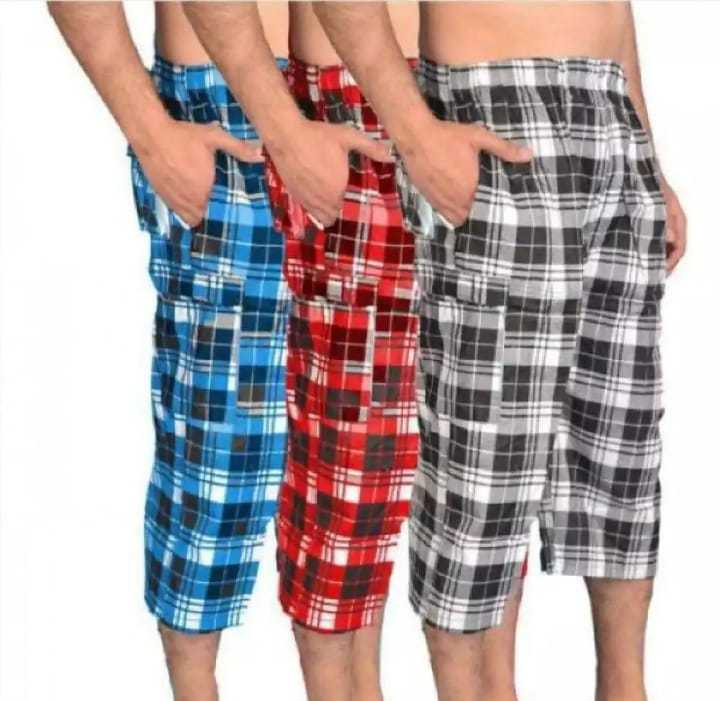 Pack%20Of%20Two%20-%20Summer%20Cotton%20Quarter%20Shorts%20For%20Men%20-%20Checked%20Print%20(With%20Two%20Side%20Pockets%20Only)%20-%20Multicolor%20-%20Image%204