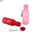 【HOT】 550ML Portable Sling Transparent Matte Water Cup Candy Color Water Bottles Drinking Cup Kettle Outdoor Sports Water Bottle. 