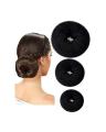 3 Pack Large Amazing Hair Bun Donut Hair Puff. 