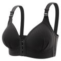 New Large Size Gathered Front Buckle Style Back Without Steel Ring Bra Soft and Traceless Thin Size Underwear For Womencosplay. 