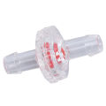 10Pcs Anti Backflow Check Valve One Way PP Plastic Non Return Diaphragm Barb for Air Intake Feed Hose Pipe Fitting. 
