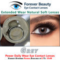 Grey Eyesight Extended Power Contact Lenses Cosmetic Colored Eye Contact Lenses Forever Beauty / Disposable Lenses / Lense, Eye Lense / Color Lense / Eye Lenses For Girls Women Men. 