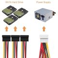 4Pin IDE Molex To 3 SATA Y Extension Power Splitter Cable. 