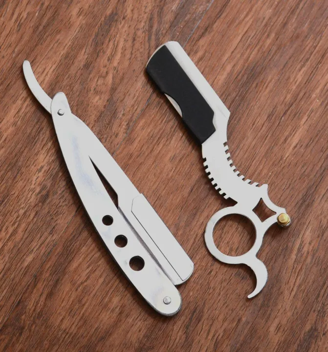 Professional%20Barber%20Hair%20Shaving%20Razor%20Ustra%20Straight%20Knife%20Navaja%20High%20Quality%20(Pack%20of%202)%20-%20Image%202
