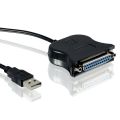 IEEE 1284 25-Pin Parallel Port To USB 2.0 Printer Cable USB To Parallel, USB to 25 Pin Parallel Port Adapter.. 