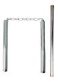 Nunchucks - Safe Solid Stainless Steel Training Nunchakus with Steel Chain Only for Beginners, Adults and Professionals, Perform, Practice, Train, Exercise (Pack of 1). 