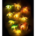 Creative 10 LED Dinosaur String Light For Kids Christmas Fairy Lights Children'S Room Led String Lights Garland Children Gift--Yellow--. 