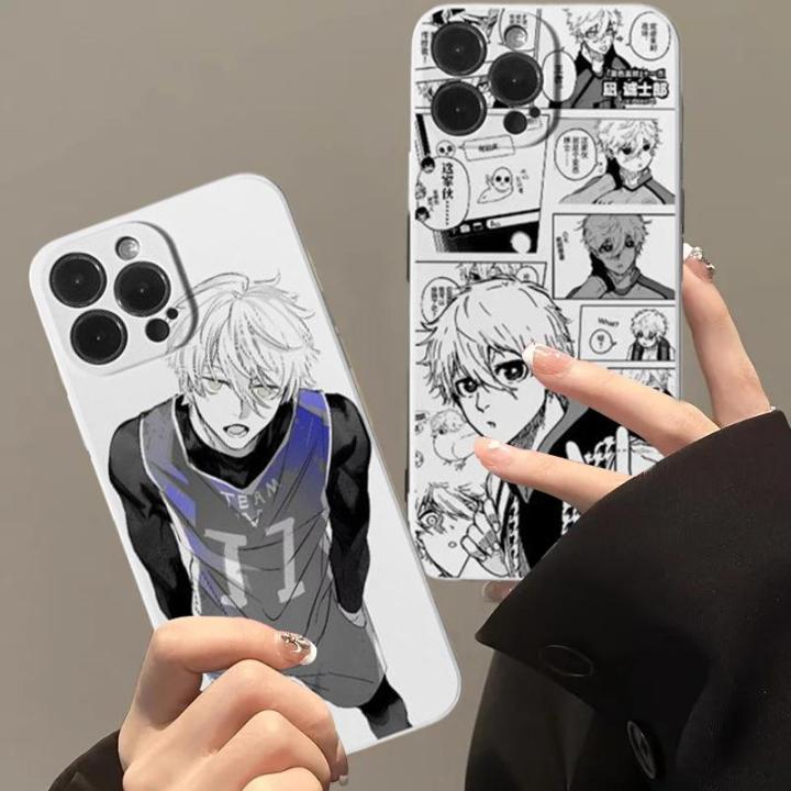 Cellphone Case For Infinix TECNO SPARK 7 8 10 PRO ZERO 20 PRO NEO HOT 30i 30 Phone Casing Soft Popular Anime Blue Lock Isagi Yoichi Nagi Seishiro Bachira Meguru Shockproof TPU Cartoon Silicone Anti-falling Full Protection