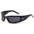 Trendy Millennium Sport Y2K Sunglasses Women Moon Sun Glasses Fashion Future Technology Sense 2000S 90S Aesthetic Eyewear. 