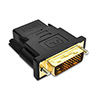 DOONJIEY DVI-D Dual Link 24+1 Male to HDMI-compatible Female Audio Video Adapter Connector. 