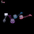 1pc Plastic Non-electric Cleansing Brush Exfoliating Facial Cleanser Brush Face Cleaning Washing Cap Soft Bristle Brush Scrub. 