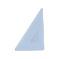 Silicone Rule Mold Rectangle Triangle Scale Rule Mould DIY Mould Epoxy Resin Stationary Rule DIY Craft Silicone Transparent Mold. 