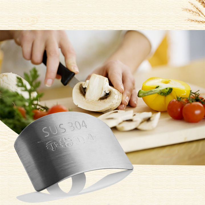 Gadgets Safety Chop Slice Shield Kitchen Stainless Steel Cut Vegetable Hand Protector Finger Guard