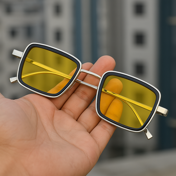 Sunglasses for men Shahid Kapoor  Square glasses Plastic material