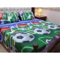 Pure Cotton King Size Kids Bedsheet Set (1 Bed Sheet with 2-Pillow Covers). 