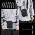 OTOHE Men Bag Fashion Men's Shoulder Bag Mini Waist Bag Leisure Crossbody Bag Waterproof Fanny Pack Messenger Bag Sling Bag Casual Day Bag Street Shoulder Bag. 