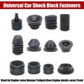 For Nissan X-Trail T32 T31 Land Car Trunk Tailgate Door Engine Cover Shockproof Cushion Rubber Bands Pier Shock Block Fastener. 