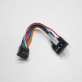11Pin 9Pin USB 13Pin Audio 8pin HDD Power LED  Reset SW Switch Cable for Ordinary Mainboard Work on Lenovo ATX Computer Case. 