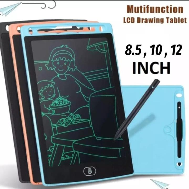 Hot Selling LCD Writing Tablet for Kids, 6.5" 8.5" 10"  12'' Tablet for Kids Doodle & Scribble Boards with Protect Cover, Educational Toys, Erasable E-Writer Digital Drawing Board Toddler Toys Kids Drawing Pad Best Gift for Kids-Multi-color