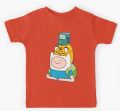 Finn Jake cartoon printed kids tshirts. 