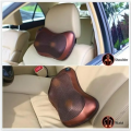 Dual use Car and Home Neck Massager Pillow With cervical cushions in Black. 