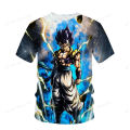 dragon ball Boy T-shirt 3D Anime Cartoon Printed Tshirt Goku Image Short Sleeve Casual Comfortable Top Comprehend Sport Shirts. 