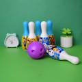 Multicolor Plastic Doraemon Bowling Set For Kids | Training For Children Outdoor Entertainment Sports. 