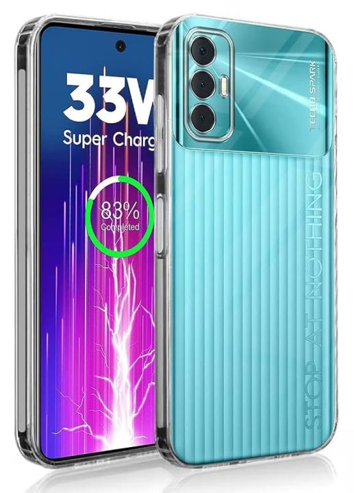 Tecno Spark 8 Pro back cover transparent | back cover silicone new | clear case covers for boys + girls