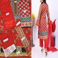Fancy Malai Lawn Printed Unstitched 3 Pcs Suit Art # SS-FPML-034-BD. 