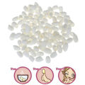 100 Pcs Silkworm Balls Purifying Whitening Exfoliating Scrub Blackhead Remover Natural Silk Cocoons Facial Skin Care. 